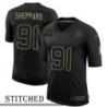 NY Giants #91 Kelvin Sheppard Black Salute to Service Jersey