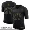 NY Giants #97 Dan Fox Black Salute to Service Jersey