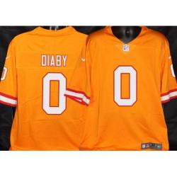 Buccaneers #0 YaYa Diaby Orange Football Jersey Stitched