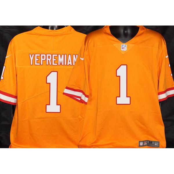 Buccaneers #1 Garo Yepremian Orange Football Jersey Stitched