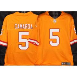 Buccaneers #5 Jake Camarda Orange Football Jersey Stitched