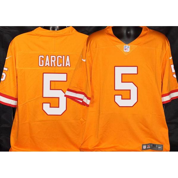 Buccaneers #5 Frank Garcia Orange Football Jersey Stitched