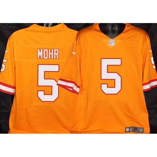 Buccaneers #5 Chris Mohr Orange Football Jersey Stitched