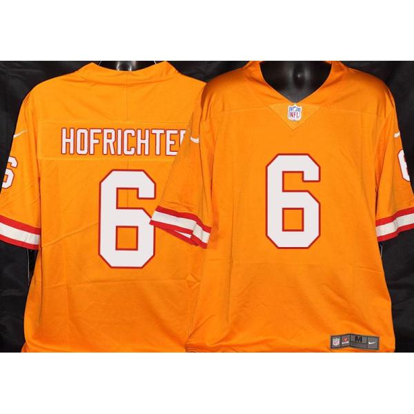 Buccaneers #6 Sterling Hofrichter Orange Football Jersey Stitched