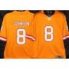 Buccaneers #8 Dirk Johnson Orange Football Jersey Stitched