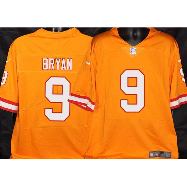 Buccaneers #9 Chris Bryan Orange Football Jersey Stitched