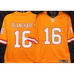 Buccaneers #16 Tom Blanchard Orange Football Jersey Stitched