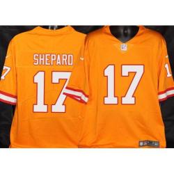 Buccaneers #17 Sterling Shepard Orange Football Jersey Stitched