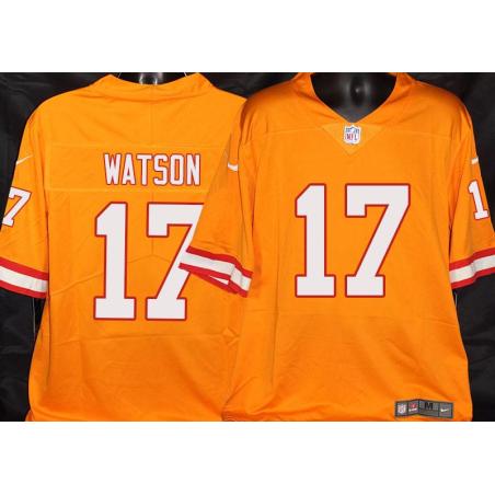 Buccaneers #17 Justin Watson Orange Football Jersey Stitched