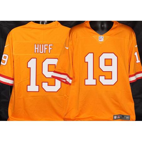 Buccaneers #19 Gary Huff Orange Football Jersey Stitched