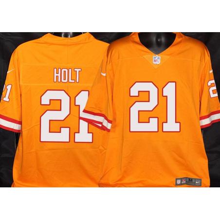 Buccaneers #21 John Holt Orange Football Jersey Stitched