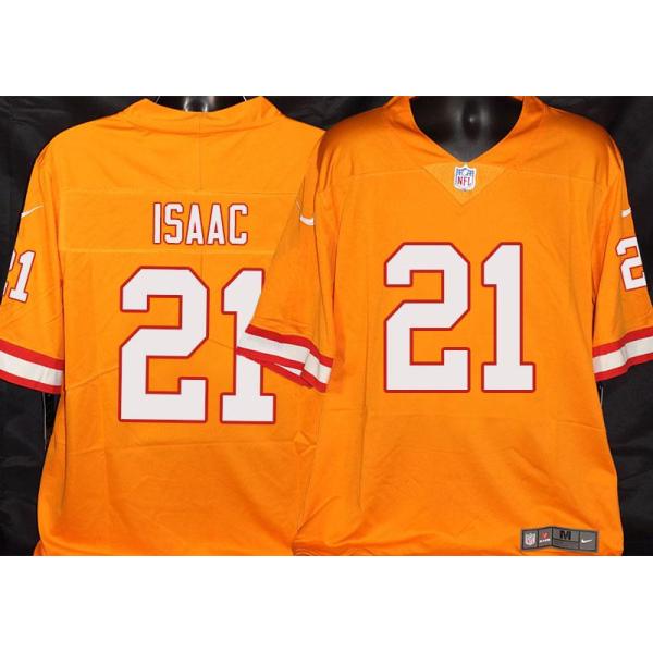 Buccaneers #21 Keenan Isaac Orange Football Jersey Stitched