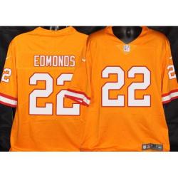 Buccaneers #22 Chase Edmonds Orange Football Jersey Stitched