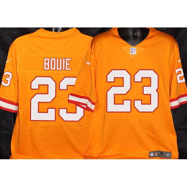 Buccaneers #23 Tony Bouie Orange Football Jersey Stitched