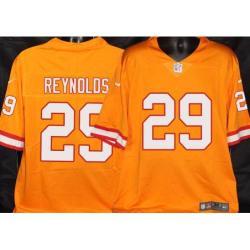 Buccaneers #29 Ricky Reynolds Orange Football Jersey Stitched