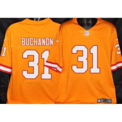 Buccaneers #31 Phillip Buchanon Orange Football Jersey Stitched