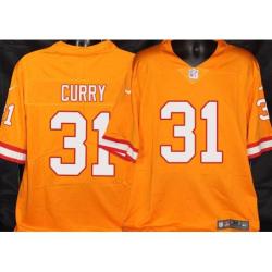 Buccaneers #31 Craig Curry Orange Football Jersey Stitched