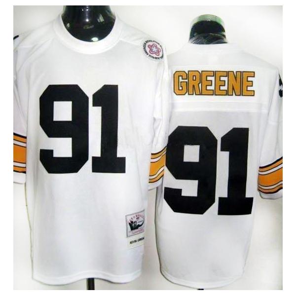 KEVIN GREENE Signed Carolina Panthers #91 Football Jersey - Nike