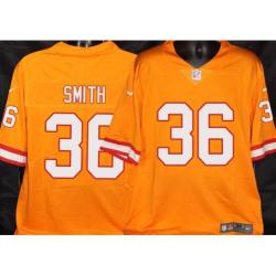 Buccaneers #36 Antone Smith Orange Football Jersey Stitched