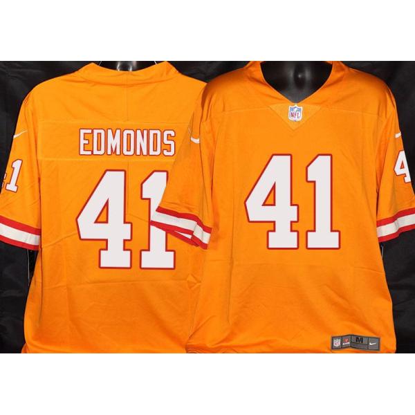 Buccaneers #41 Bobby Joe Edmonds Orange Football Jersey Stitched