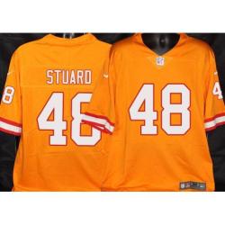 Buccaneers #48 Grant Stuard Orange Football Jersey Stitched