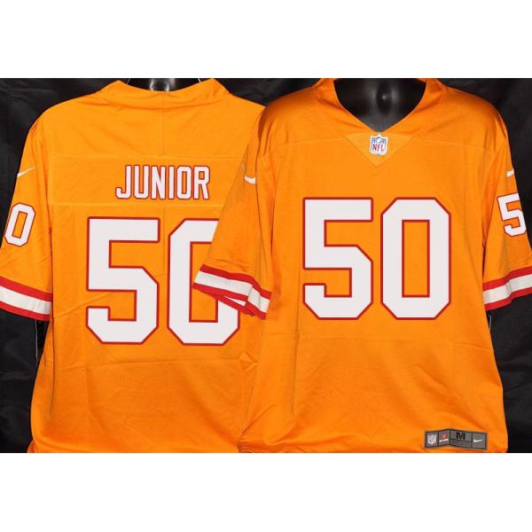 Buccaneers #50 E.J. Junior Orange Football Jersey Stitched