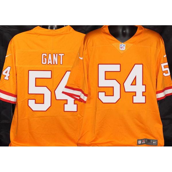 Buccaneers #54 Brian Gant Orange Football Jersey Stitched