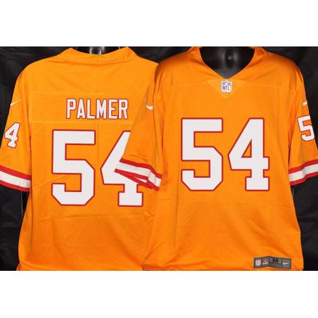 Buccaneers #54 Mitch Palmer Orange Football Jersey Stitched