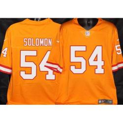 Buccaneers #54 Jesse Solomon Orange Football Jersey Stitched