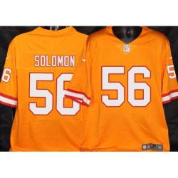 Buccaneers #56 Scott Solomon Orange Football Jersey Stitched