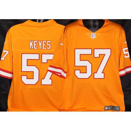 Buccaneers #57 Josh Keyes Orange Football Jersey Stitched