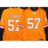 Buccaneers #57 Jim Leonard Orange Football Jersey Stitched