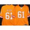 Buccaneers #61 Josh Allen Orange Football Jersey Stitched