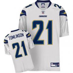 LaDainian Tomlinson San Diego Football Jersey - San Diego #21 Football Jersey(White)