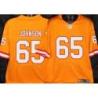 Buccaneers #65 Randy Johnson Orange Football Jersey Stitched