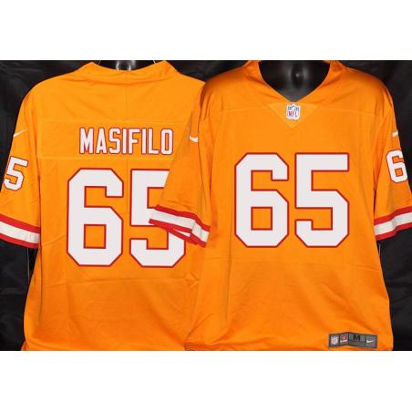 Buccaneers #65 Matthew Masifilo Orange Football Jersey Stitched