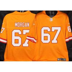 Buccaneers #67 Karl Morgan Orange Football Jersey Stitched