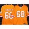 Buccaneers #68 Pat Tomberlin Orange Football Jersey Stitched