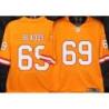 Buccaneers #69 Brian Blados Orange Football Jersey Stitched