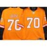 Buccaneers #70 Derrick Deese Orange Football Jersey Stitched