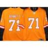 Buccaneers #71 Michael Bennett Orange Football Jersey Stitched