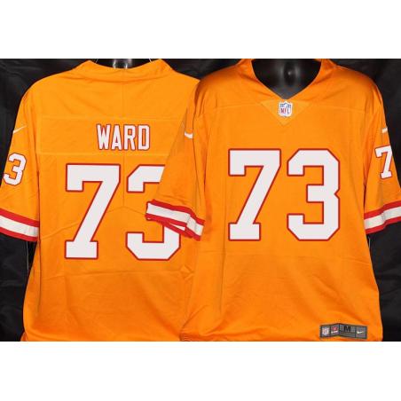 Buccaneers #73 John Ward Orange Football Jersey Stitched