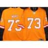 Buccaneers #73 John Ward Orange Football Jersey Stitched