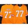 Buccaneers #77 Carl Nicks Orange Football Jersey Stitched