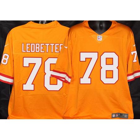 Buccaneers #78 Jeremiah Ledbetter Orange Football Jersey Stitched