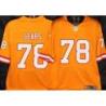 Buccaneers #78 Arron Sears Orange Football Jersey Stitched