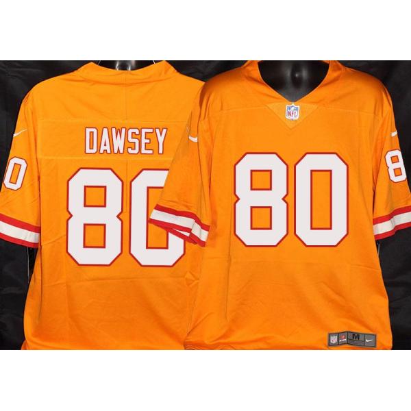 Buccaneers #80 Lawrence Dawsey Orange Football Jersey Stitched