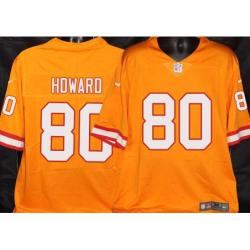 Buccaneers #80 O.J. Howard Orange Football Jersey Stitched