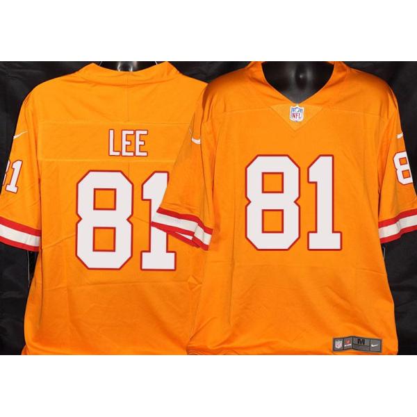 Buccaneers #81 Charles Lee Orange Football Jersey Stitched