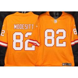 Buccaneers #82 Jeff Modesitt Orange Football Jersey Stitched